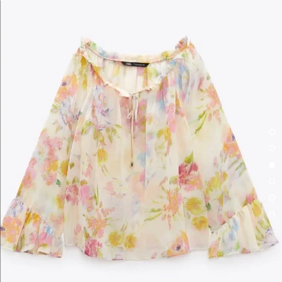 Printed Too with Ruffles - Picture 3 of 5